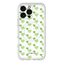 スリムプロテクションプレミアムケース with MagSafe［ Stripe Hearts - Green ］