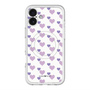 スリムプロテクションプレミアムケース with MagSafe［ Stripe Hearts - Purple ］