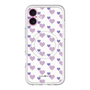 スリムプロテクションプレミアムケース with MagSafe［ Stripe Hearts - Purple ］