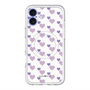 スリムプロテクションプレミアムケース with MagSafe［ Stripe Hearts - Purple ］
