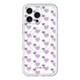 スリムプロテクションプレミアムケース with MagSafe［ Stripe Hearts - Purple ］