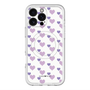 スリムプロテクションプレミアムケース with MagSafe［ Stripe Hearts - Purple ］