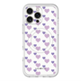 スリムプロテクションプレミアムケース with MagSafe［ Stripe Hearts - Purple ］