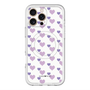 スリムプロテクションプレミアムケース with MagSafe［ Stripe Hearts - Purple ］