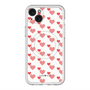 スリムプロテクションプレミアムケース with MagSafe［ Stripe Hearts - Red ］