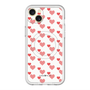 スリムプロテクションプレミアムケース with MagSafe［ Stripe Hearts - Red ］