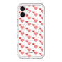 スリムプロテクションプレミアムケース with MagSafe［ Stripe Hearts - Red ］