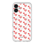 スリムプロテクションプレミアムケース with MagSafe［ Stripe Hearts - Red ］