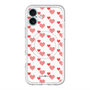 スリムプロテクションプレミアムケース with MagSafe［ Stripe Hearts - Red ］