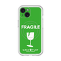 スリムプロテクションプレミアムケース with MagSafe［ FRAGILE - Green ］