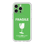 スリムプロテクションプレミアムケース with MagSafe［ FRAGILE - Green ］