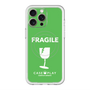 スリムプロテクションプレミアムケース with MagSafe［ FRAGILE - Green ］