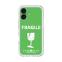 スリムプロテクションプレミアムケース with MagSafe［ FRAGILE - Green ］