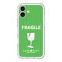 スリムプロテクションプレミアムケース with MagSafe［ FRAGILE - Green ］