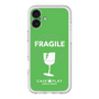 スリムプロテクションプレミアムケース with MagSafe［ FRAGILE - Green ］