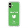 スリムプロテクションプレミアムケース with MagSafe［ FRAGILE - Green ］