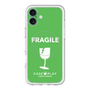 スリムプロテクションプレミアムケース with MagSafe［ FRAGILE - Green ］