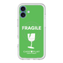 スリムプロテクションプレミアムケース with MagSafe［ FRAGILE - Green ］