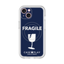 スリムプロテクションプレミアムケース with MagSafe［ FRAGILE - Navy ］