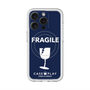 スリムプロテクションプレミアムケース with MagSafe［ FRAGILE - Navy ］