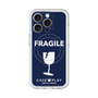 スリムプロテクションプレミアムケース with MagSafe［ FRAGILE - Navy ］
