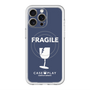 スリムプロテクションプレミアムケース with MagSafe［ FRAGILE - Navy ］