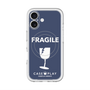 スリムプロテクションプレミアムケース with MagSafe［ FRAGILE - Navy ］