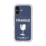 スリムプロテクションプレミアムケース with MagSafe［ FRAGILE - Navy ］