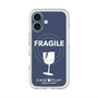 スリムプロテクションプレミアムケース with MagSafe［ FRAGILE - Navy ］
