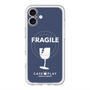 スリムプロテクションプレミアムケース with MagSafe［ FRAGILE - Navy ］