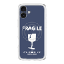スリムプロテクションプレミアムケース with MagSafe［ FRAGILE - Navy ］