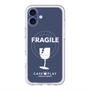 スリムプロテクションプレミアムケース with MagSafe［ FRAGILE - Navy ］