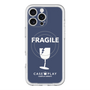 スリムプロテクションプレミアムケース with MagSafe［ FRAGILE - Navy ］
