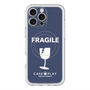 スリムプロテクションプレミアムケース with MagSafe［ FRAGILE - Navy ］