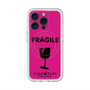 スリムプロテクションプレミアムケース with MagSafe［ FRAGILE - Pink ］