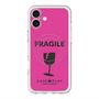 スリムプロテクションプレミアムケース with MagSafe［ FRAGILE - Pink ］