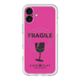 スリムプロテクションプレミアムケース with MagSafe［ FRAGILE - Pink ］