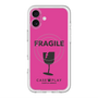 スリムプロテクションプレミアムケース with MagSafe［ FRAGILE - Pink ］