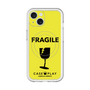 スリムプロテクションプレミアムケース with MagSafe［ FRAGILE - Yellow ］