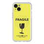 スリムプロテクションプレミアムケース with MagSafe［ FRAGILE - Yellow ］