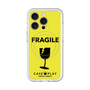 スリムプロテクションプレミアムケース with MagSafe［ FRAGILE - Yellow ］