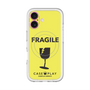 スリムプロテクションプレミアムケース with MagSafe［ FRAGILE - Yellow ］