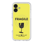 スリムプロテクションプレミアムケース with MagSafe［ FRAGILE - Yellow ］