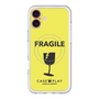 スリムプロテクションプレミアムケース with MagSafe［ FRAGILE - Yellow ］