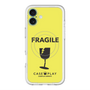 スリムプロテクションプレミアムケース with MagSafe［ FRAGILE - Yellow ］