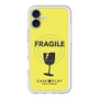 スリムプロテクションプレミアムケース with MagSafe［ FRAGILE - Yellow ］
