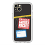スリムプロテクションプレミアムケース with MagSafe［ FRAGILE Stickers - Black ］