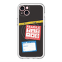 スリムプロテクションプレミアムケース with MagSafe［ FRAGILE Stickers - Black ］