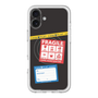 スリムプロテクションプレミアムケース with MagSafe［ FRAGILE Stickers - Black ］