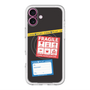 スリムプロテクションプレミアムケース with MagSafe［ FRAGILE Stickers - Black ］